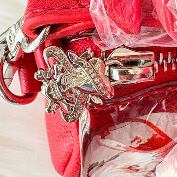 Ed Hardy Panther Red and Clear Mini Bag - Picture 9 of 10